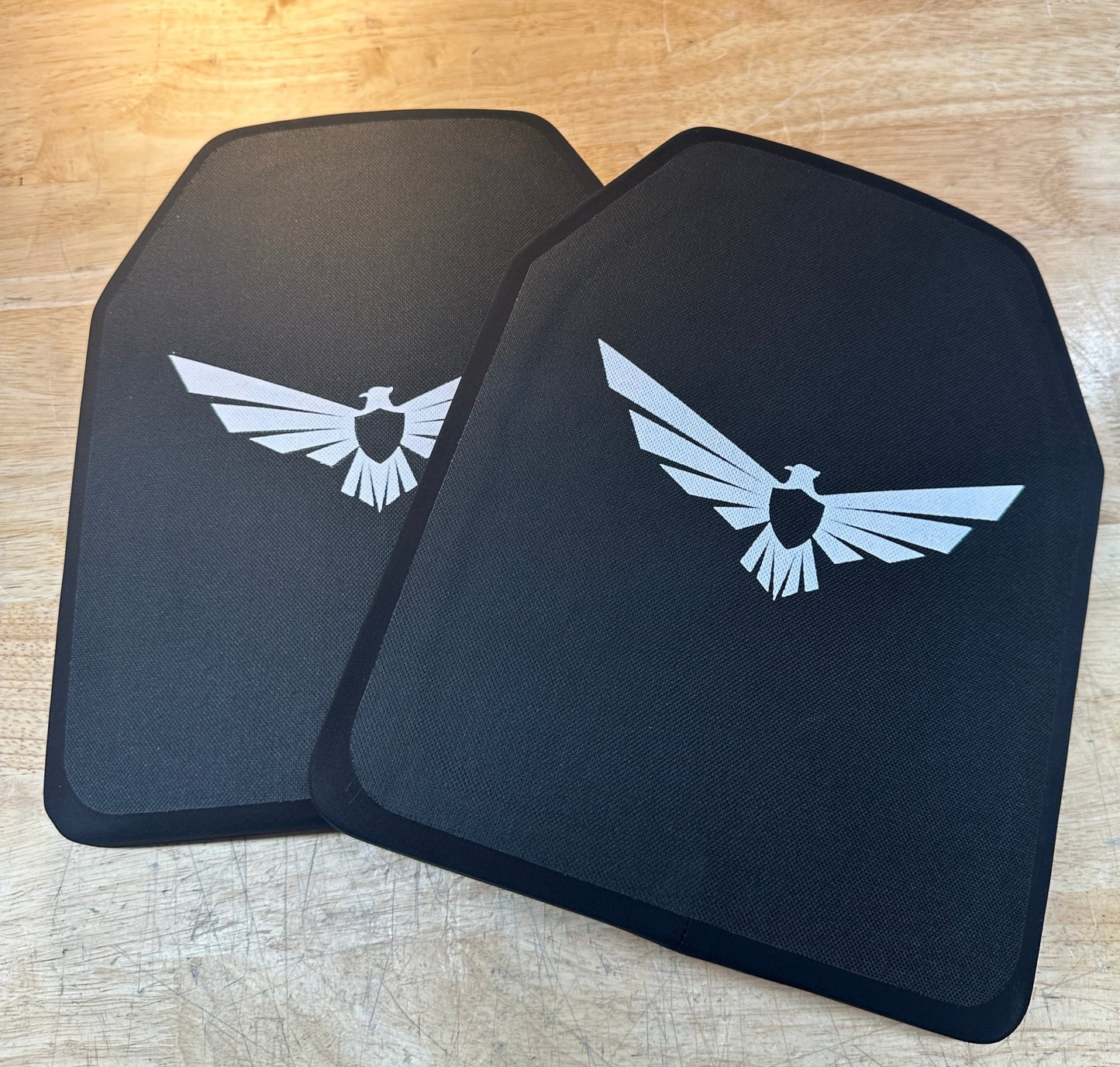 Set of 2, OA+ Series: RF2 (Level 3+) 10"X12" Standard Ceramic Ballistic Armor Rifle Plates - Multiple-Hit Capable and Tested - Gilliam Technical Services, Inc.