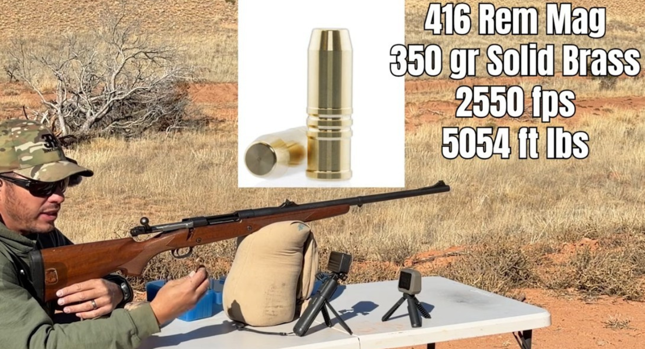 Load video: 3RBallistics YouTube Channel Shoots our armor plates with 416 Remington Magnum