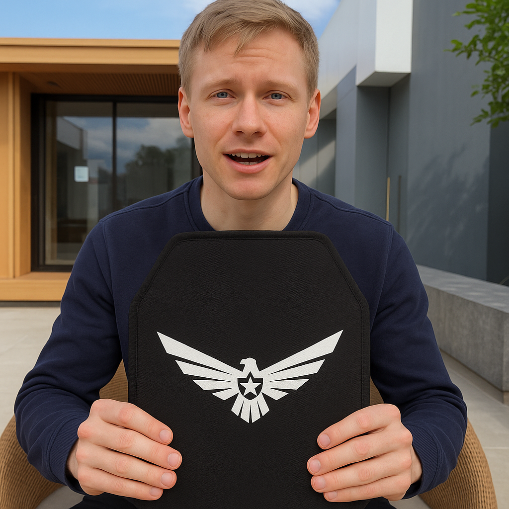 GTS Armor Model 1023 RF3 Level IV mosaic ceramic armor plate