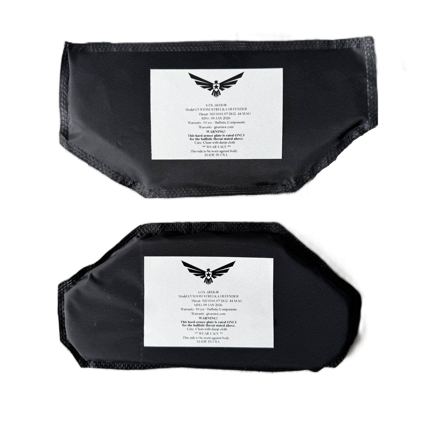 GTS armor neck protectors for the KOMMANDOSTORE Strelka Defender 2 armor vest