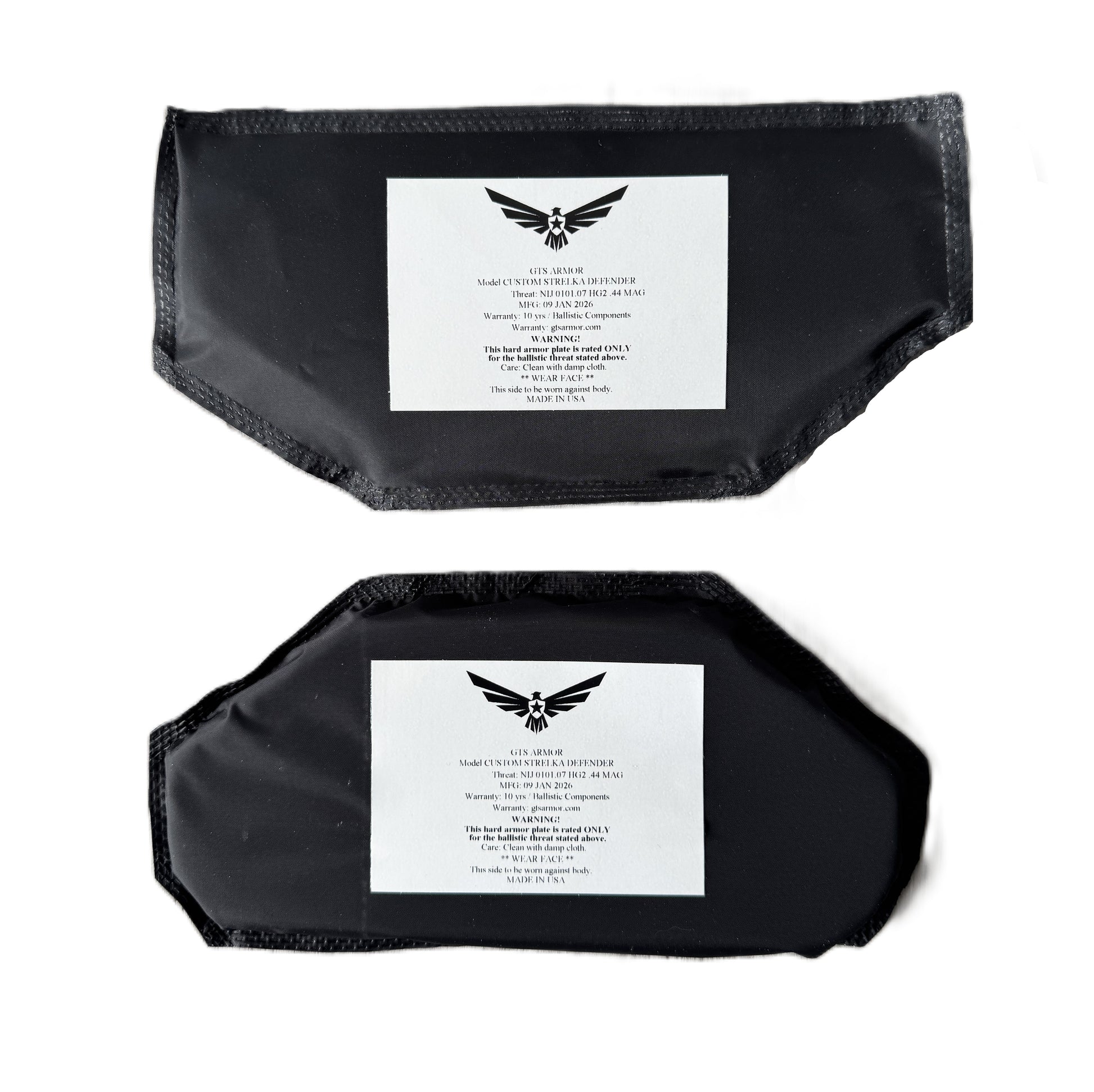 GTS armor neck protectors for the KOMMANDOSTORE Strelka Defender 2 armor vest