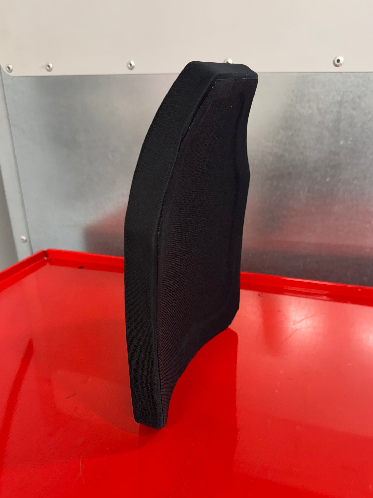 rear view of Model 9969 SiC Ti2 ceramic armor plate