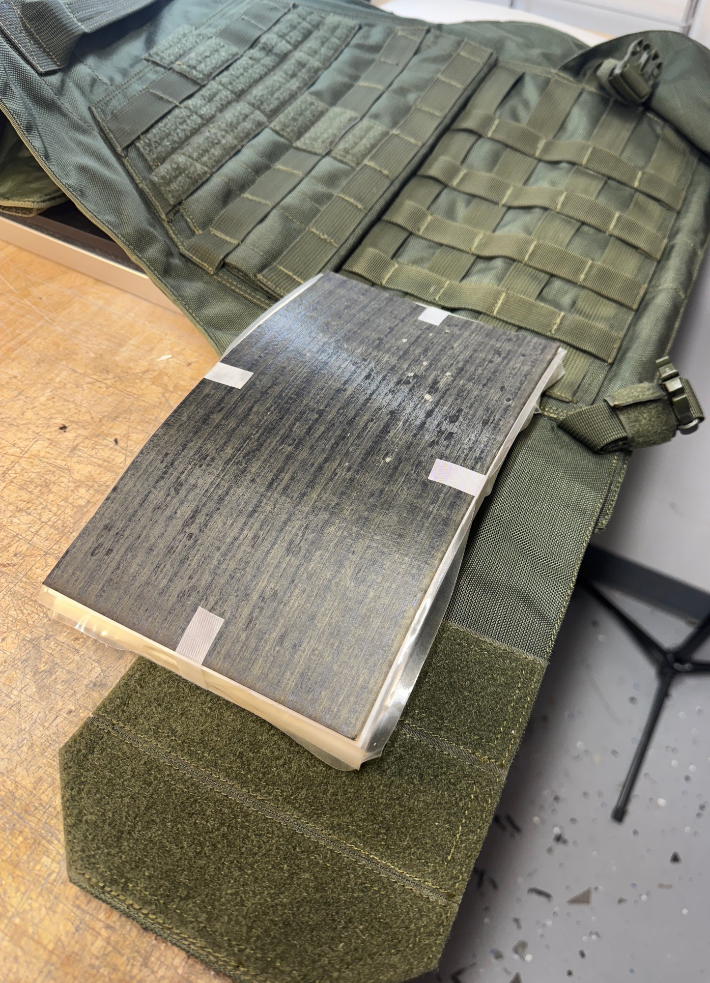 Lower GTS armor plate in Strelka Defender 2 vest