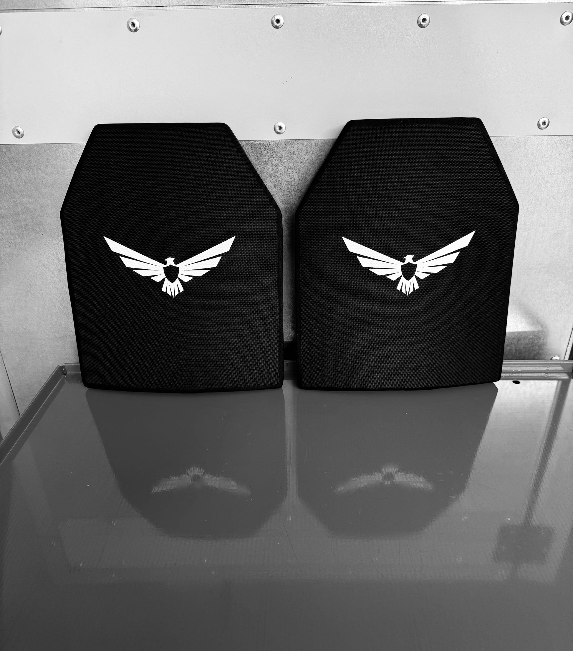 Two GTS ARMOR SAPI ceramic armor plates