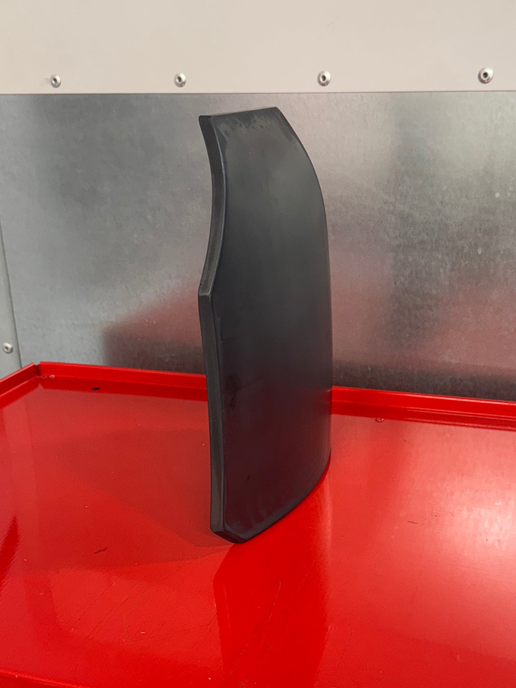 front quarter view of silicon carbide SiC TiB2 ceramic strike face