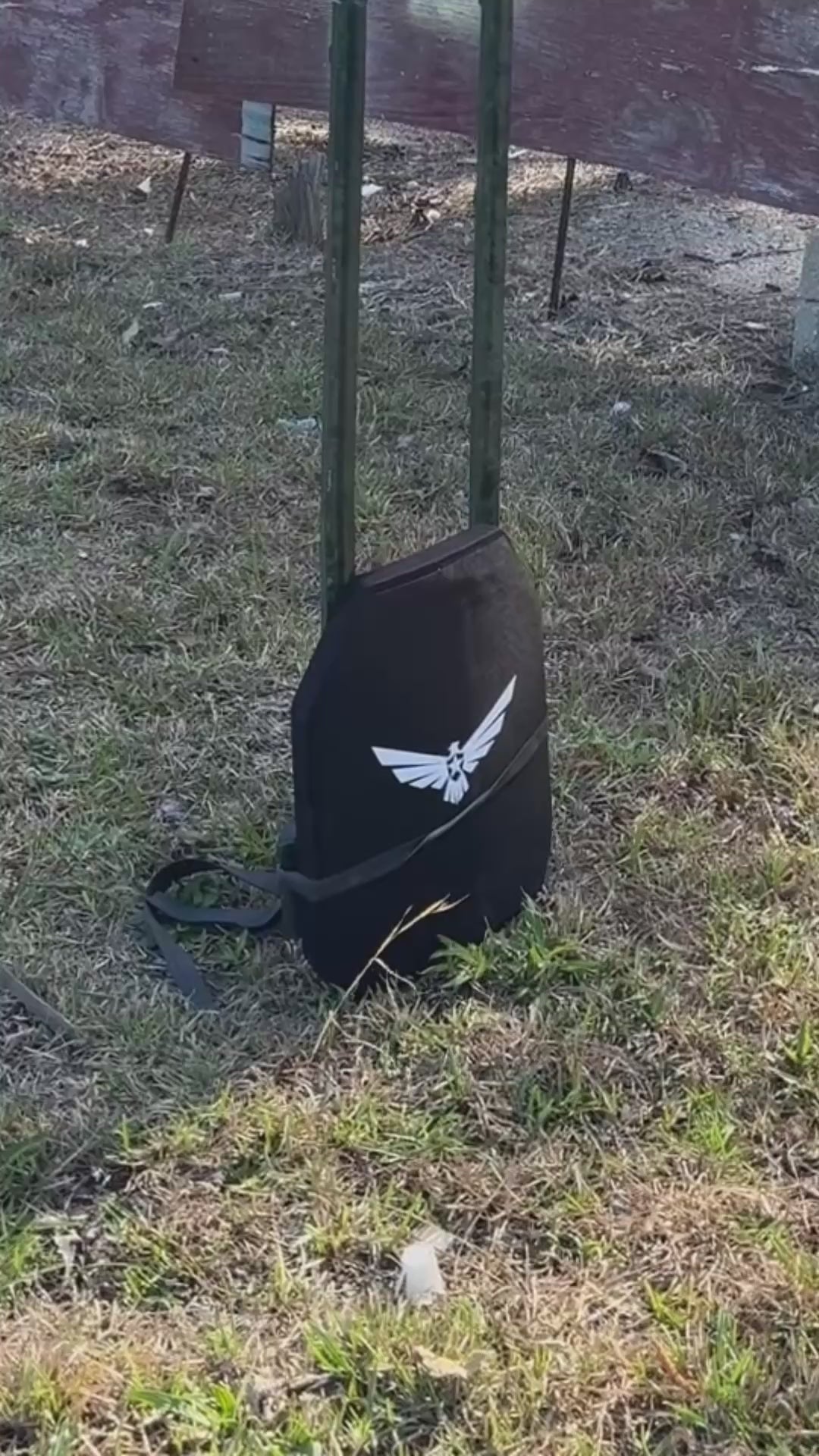 Load video: ceramic armor plate no spall