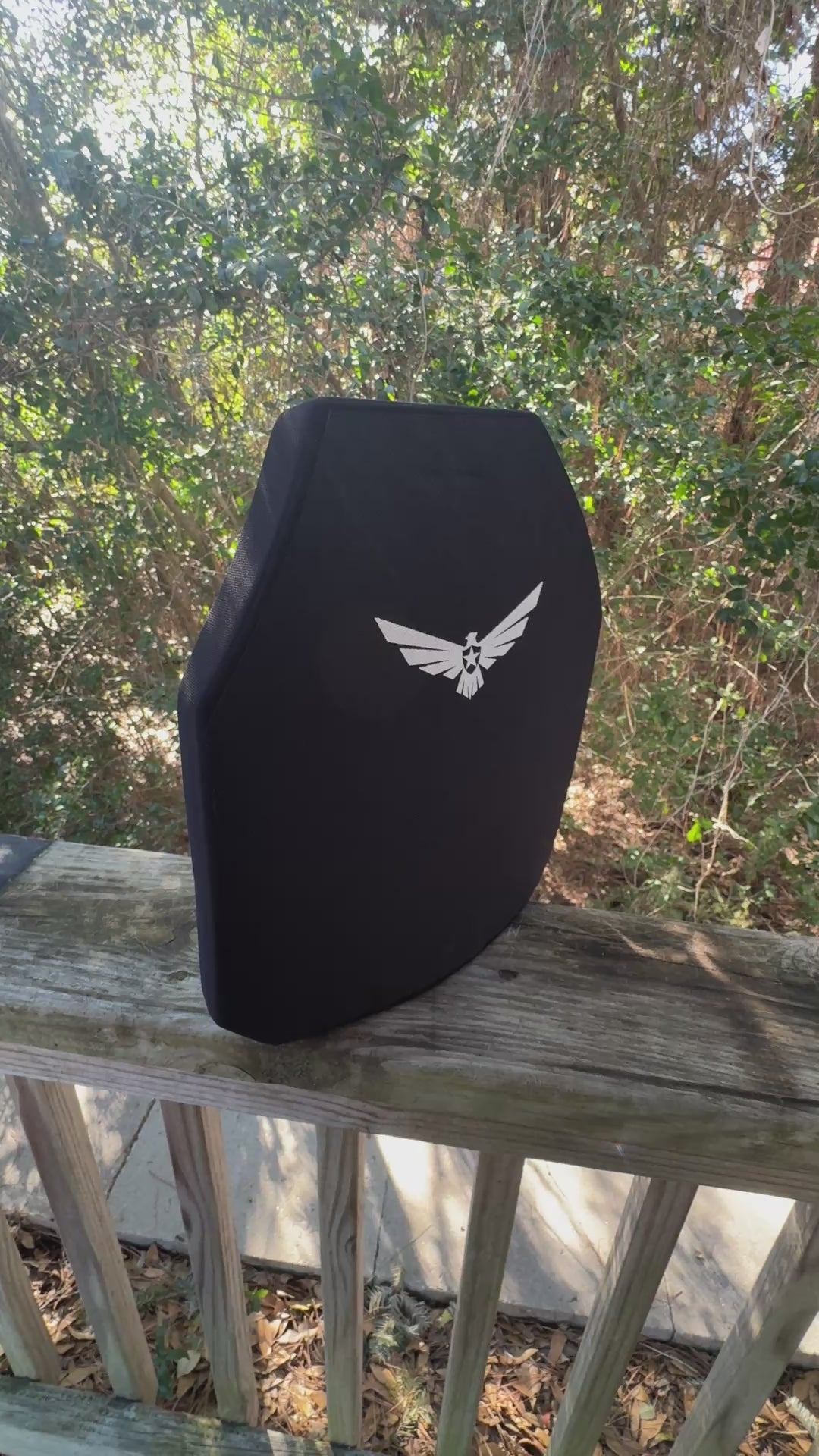 GTS ceramic armor multi-curved plate with drop protection