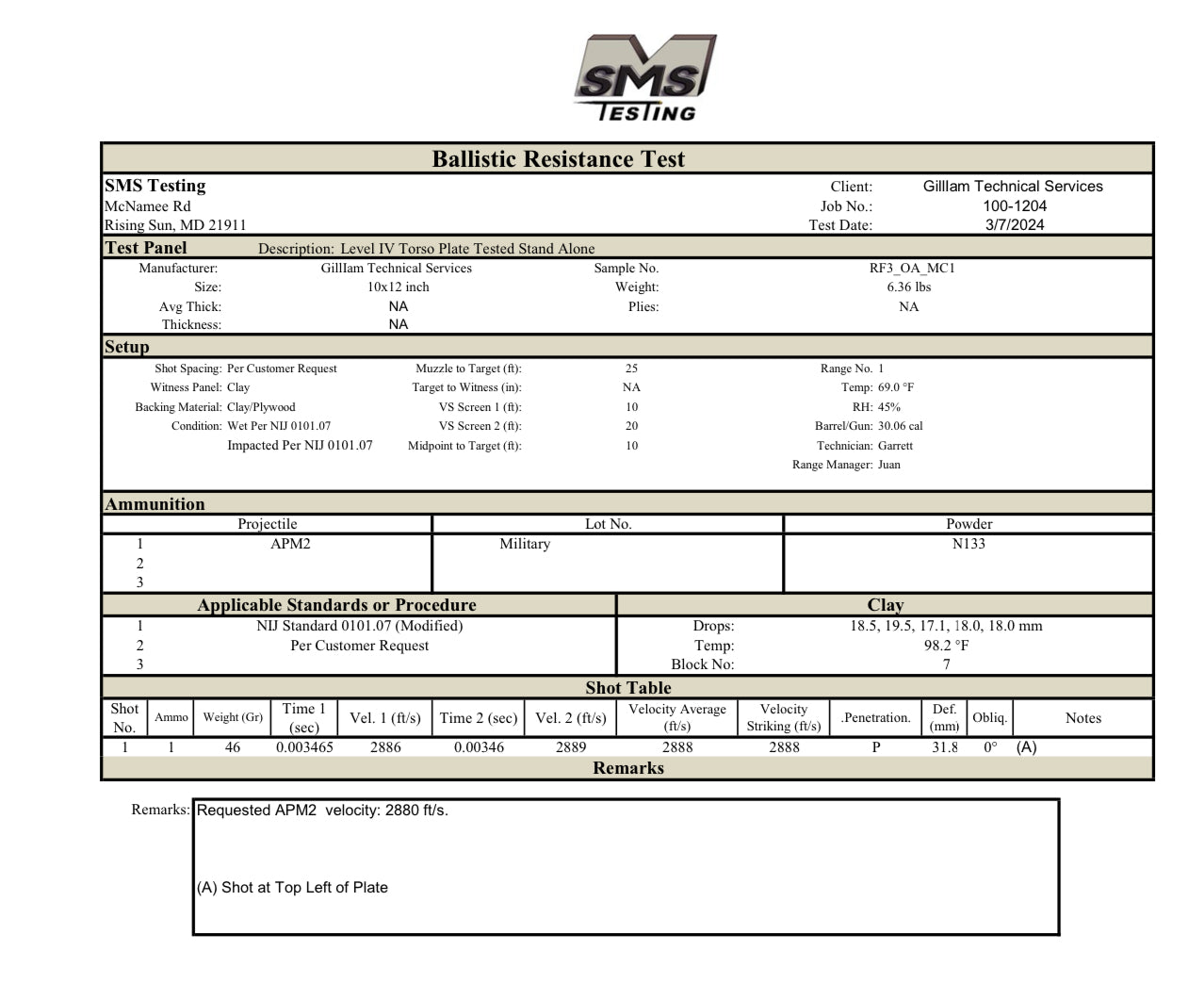 Set of 2: OA+ Series: MULTI-CURVE Standard Hexagon Alumina Ceramic Ballistic Rifle Plates (Level 4 OR 3+) - Gilliam Technical Services, Inc.