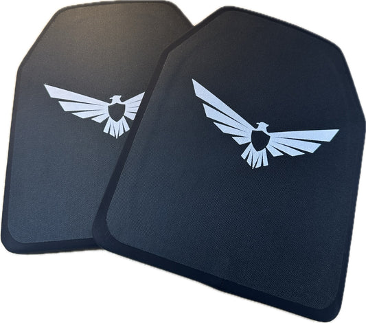 Set of GTS RF2 Level 3+ ceramic body armor plates